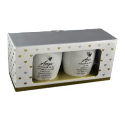 Set 2 cani Wedding din ceramica 300 ml - Anya Szeretlek/Apa Szeretlek