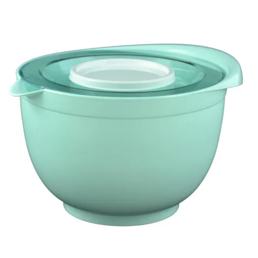 Bol cu capac pentru mixer realizat din plastic - Diverse culori