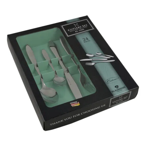 Set tacamuri din inox 24 piese