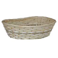 Cos oval din bambus 32x24 CM