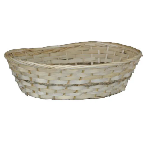Cos oval din bambus 32x24 CM