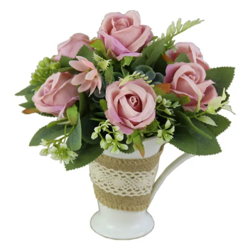 Aranjament floral in cana 16 CM