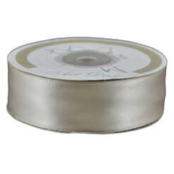 Rola panglica satin Crem 25 mm x 25 m