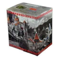 Cana realizata din ceramica in cutie - Design Castelul Bran - Diverse modele (Model 2)