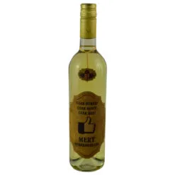 Vin alb 0.75l cu eticheta personalizata din pluta - Csak neked