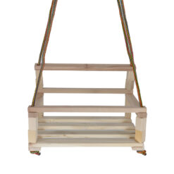 Leagan pentru copii realizat din lemn