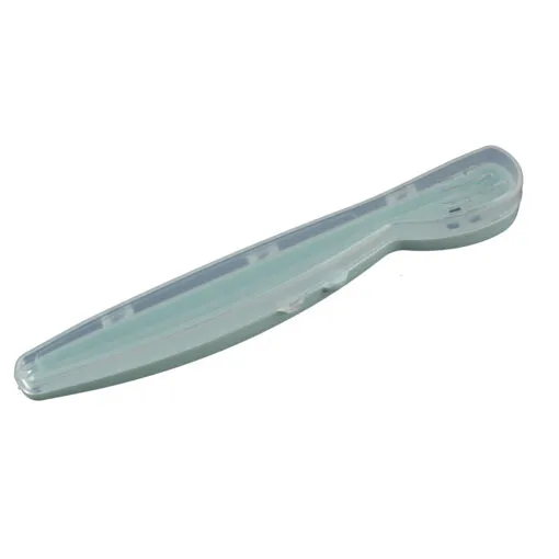 Suport realizat din plastic pentru periuta de dinti