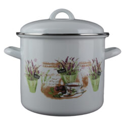 Oala emailata cu capac Lavanda 5.2 L