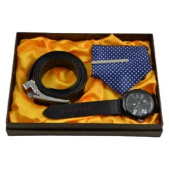 Set cadou 3 piese pentru barbati - Ceas/Curea/Cravata