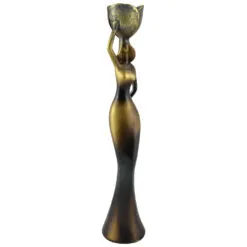 Statueta din rasina cu suport lumanare - Femeie 40 CM