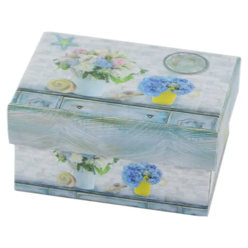 Cutie cadou Home Design 9x9 CM - Se vinde 12 buc/bax