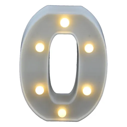 Numere realizate din plastic cu led - 0-9