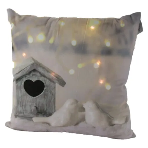 Husa perna decorativa cu leduri 40x40 CM