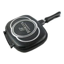 Tigaie dubla din aluminiu marmorat 32 CM Bohmann