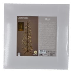 Brad de Craciun spiralat cu 360 de leduri - Alb cald (Model 2)