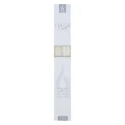 Set 2 lumanari conice - Alb Classic 25 CM