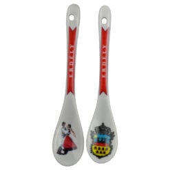 Set 2 linguri decorative realizate din ceramica - Erdely