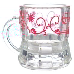 Pahar realizat din sticla pentru lichior/snaps - Design Erdely