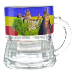 Pahar din sticla pentru lichior/snaps - Design Romania/Bran
