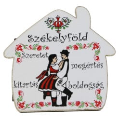 Magnet de frigider din lemn 7x6.5 CM