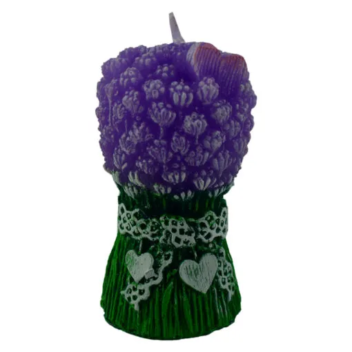 Lumanare parfumata in forma de buchet de lavanda - Design Lavender Bouquet