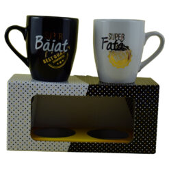 Set 2 cani Barrel din ceramica 300 ml