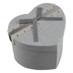 Cutie cadou in forma de inima cu snur 14x12 CM - se vinde 4 buc/bax