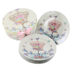 Set 6 farfurii petnru desert 19 CM