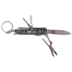 Breloc multifunctional din metal "Romania" 12 CM