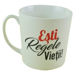 Cana You are the best din ceramica 480 ml "Esti regele vietii"