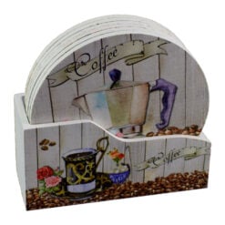 Set 6 suporturi pahare - Coffee 10 CM