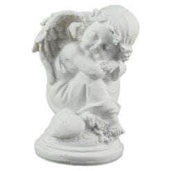 Figurina Inger cu inima din ipsos 11 CM