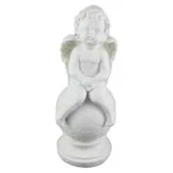 Figurina Inger pe glob din ipsos 19 CM