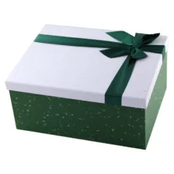 Set 10 cutii cadouri din carton cu fundita  34x26x15 CM