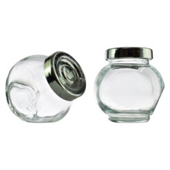 Set 2 recipiente condimente realizate din sticla