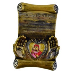 Placheta realizata din ispos cu mesaj - Binecuvantarea casei - 2 modele