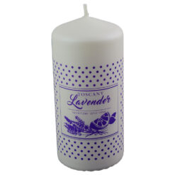 Lumanare parfumata cilindrica - Lavanda - 2 culori (Model 2)