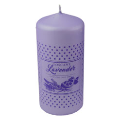 Lumanare parfumata cilindrica - Lavanda - 2 culori (Model 2)