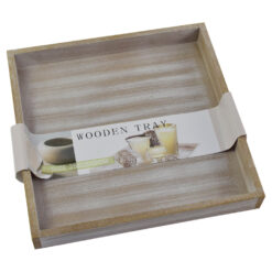 Tava din lemn pentru decoratiuni 25x25 CM