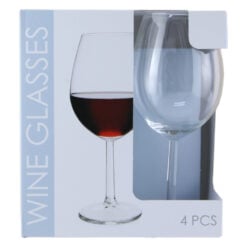 Set 4 pahare vin rosu 580 ml