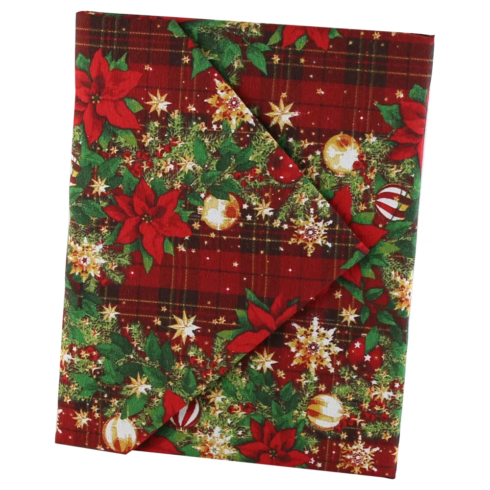 Fata de masa Craciun din bumbac 45x150 CM Fata de masa Craciun din bumbac 45x150 CM