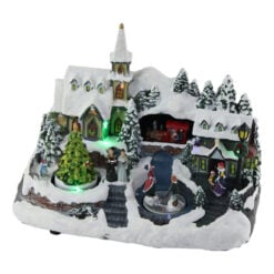 Sceneta de Craciun cu led