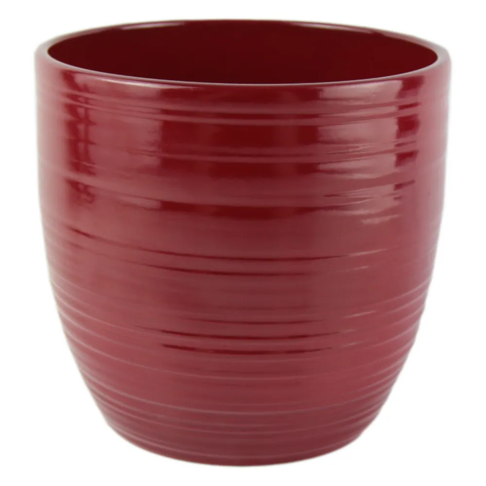 Ghiveci din ceramica Bergamo -Bordo 16x16 CM Ghiveci din ceramica Bergamo -Bordo 16x16 CM