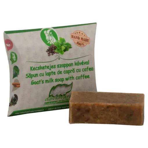 Sapun handmade cu lapte de capra si cafea - 70 gr