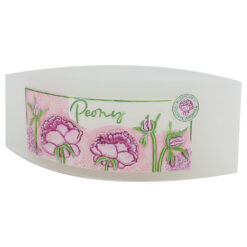 Lumanare tip lampion - Peony 27x10 CM Roz/Alb