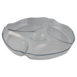 Platou din sticla cu patru compartimente 30 CM