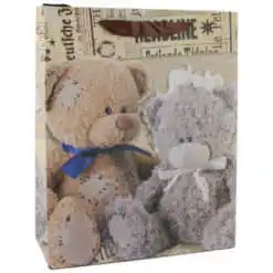 Punga cadou din hartie 26x32 CM - Teddy Bear