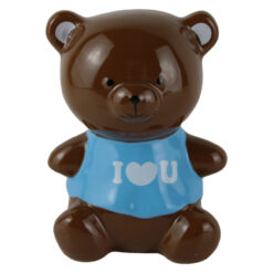 Pusculita Ursulet din ceramica I love you 15 CM