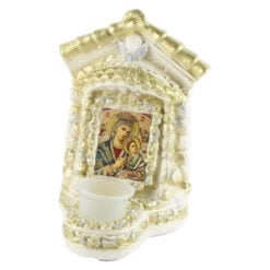 Candela din ipsos Sfanta Maria 15x24 CM