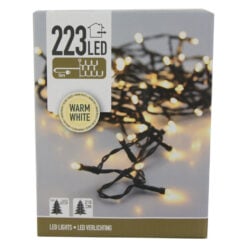 Instalatie Craciun cu 223 de leduri Alb cald